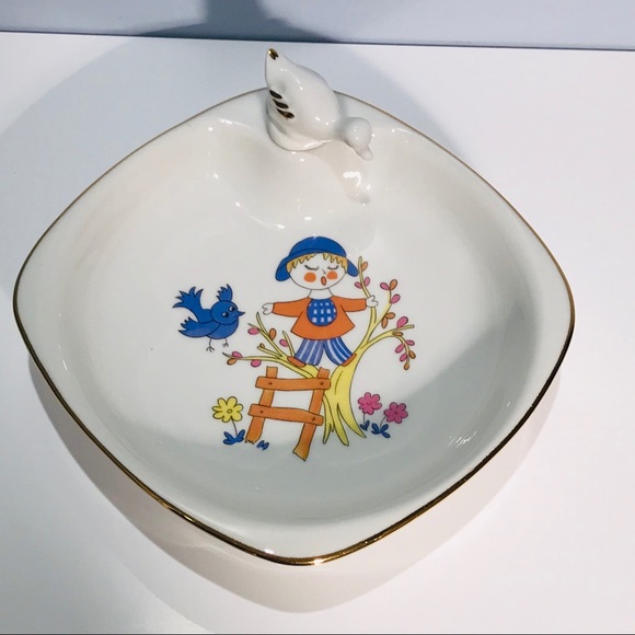 FD Chauvigny 1950s Porcelain Baby Warming Dish - Picture 2 of 10